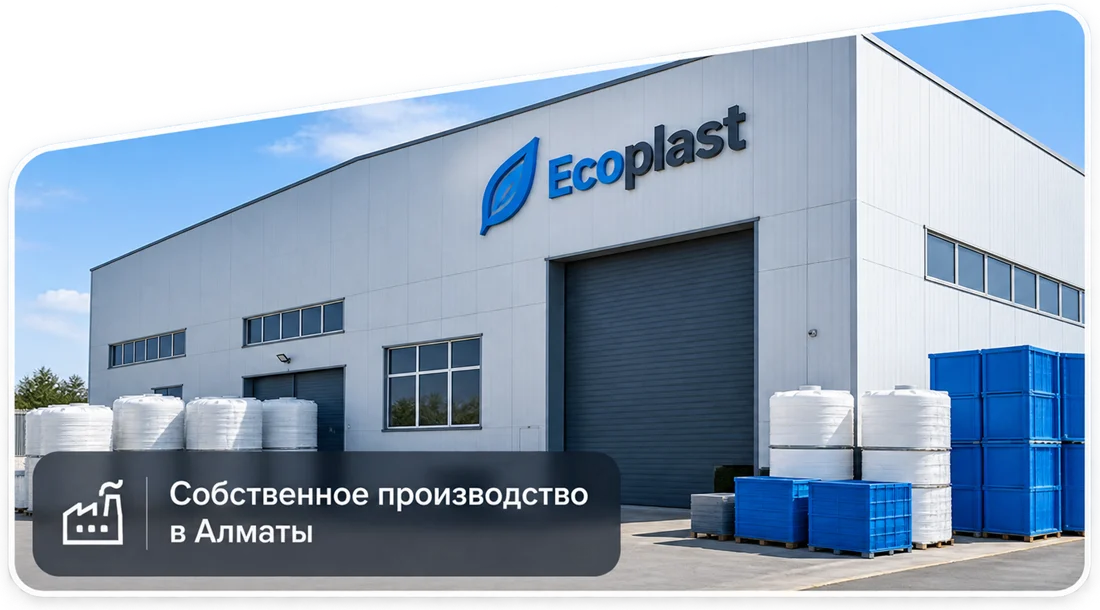 Производственный цех Ecoplast в Алматы
